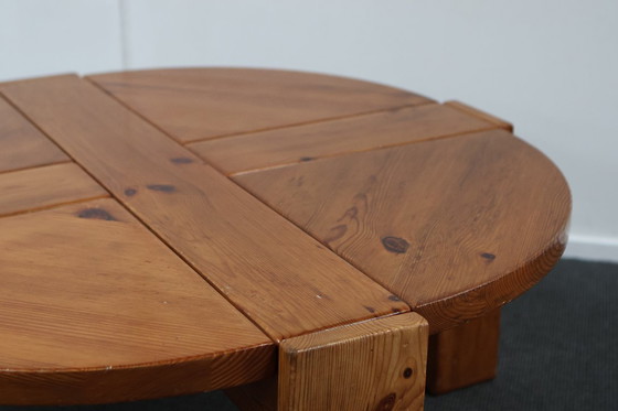 Image 1 of Brutalist Pine Coffee Table from Karl Andersson & Söner, Sweden, 1970s