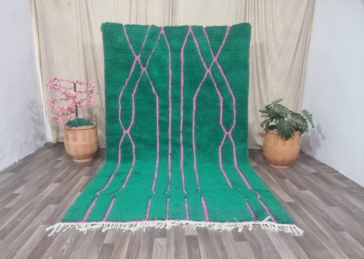 Autentico tappeto Beni Ourain fatto a mano, 150/250 cm