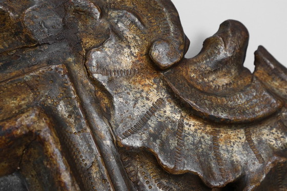 Image 1 of Italian Renaissance–Baroque Carved Wood Mirror, 17th Century