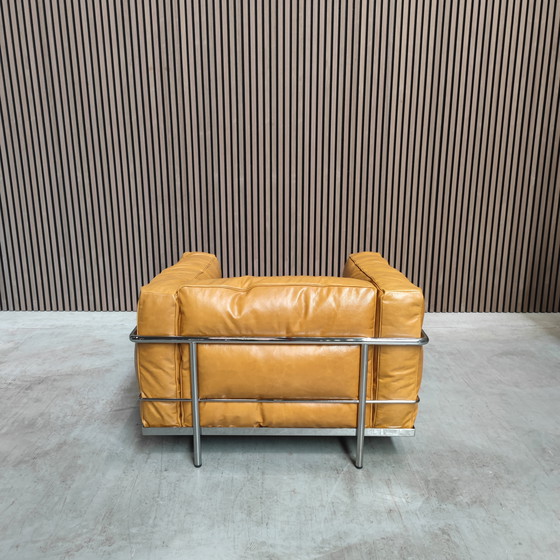 Image 1 of Poltrona Cassina LC3 in pelle cammello naturale