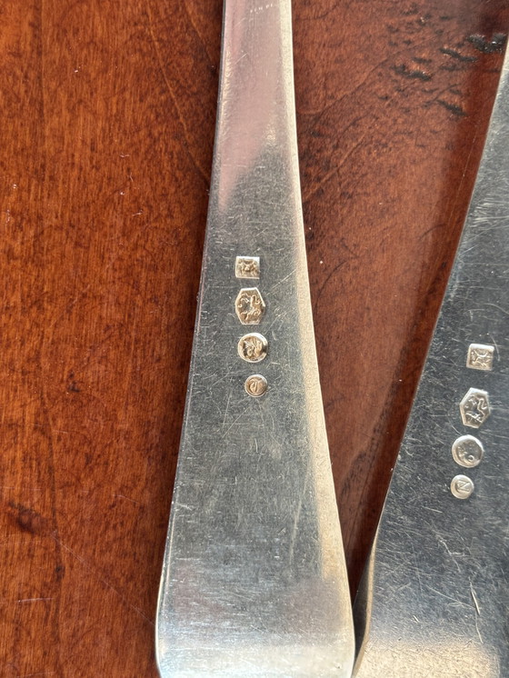 Image 1 of Zilveren bestek