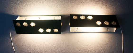 Image 1 of Lampes Herda vintage « étoile » de 1970, 2 pièces