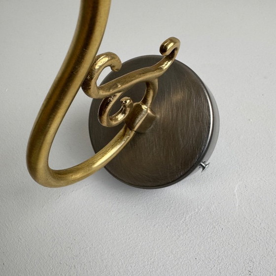 Image 1 of PAIR OF VINTAGE TEXTURED GLASS WALL LIGHTS