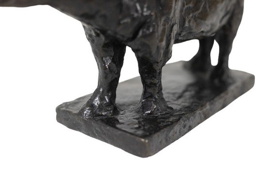 Image 1 of François Pompon. « Rhinocéros », bronze, tirage de 2006.