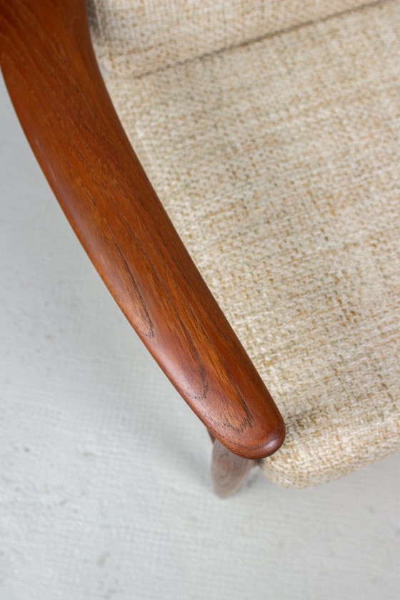 Image 1 of Fauteuil Grete Jalk, fauteuil facile, teck vintage, France et fils