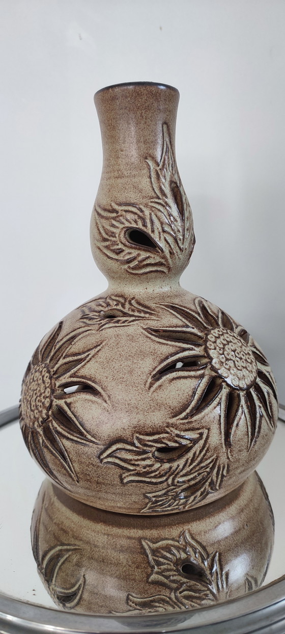 Image 1 of Vallauris ceramic lamp base by Fonck & Mateo