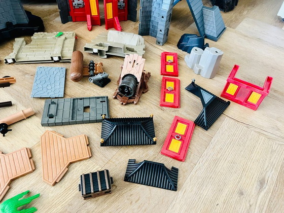 Image 1 of rare Big lot Playmobil dragons castle parts vintage collectible toy + extra