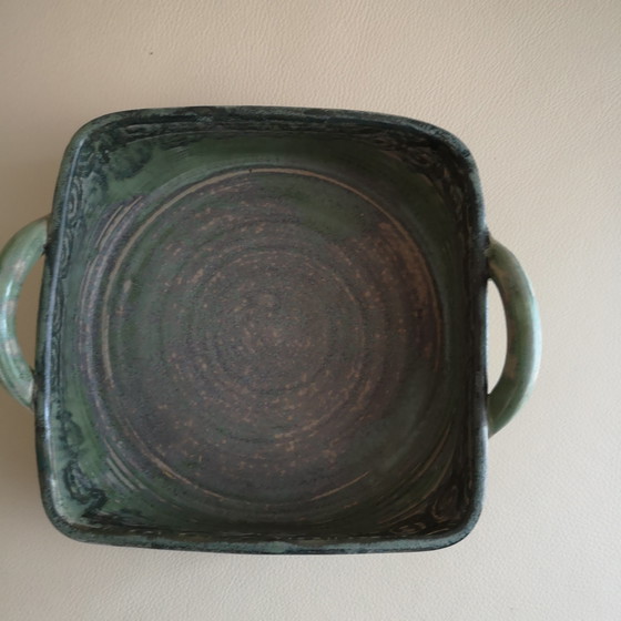 Image 1 of Casseruola in ceramica solida fatta a mano, resistente al calore, unica