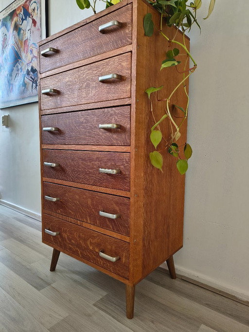 Mid-Century Ladekast – Massief Hout – Jaren 60 Deens Design
