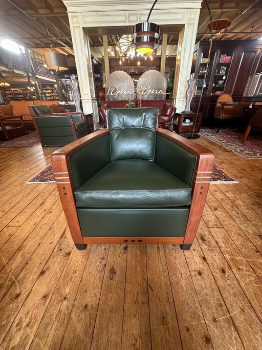 Set van 2 Schuitema 'Frank' Fauteuils – Refurbished Art Deco Stijl