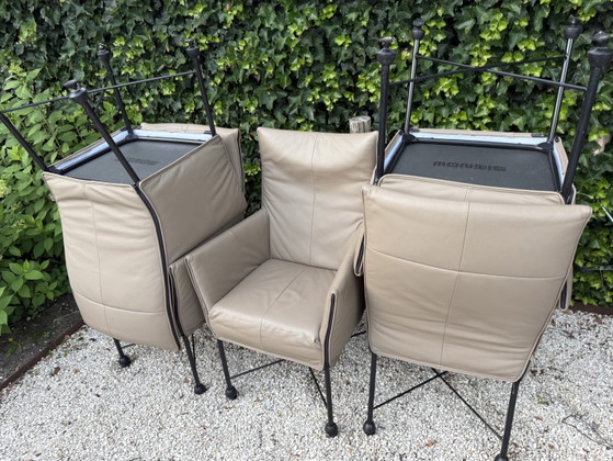 Montis Chaplin – Chaises de salle à manger, Leather, Metal (photo 4 of 6)