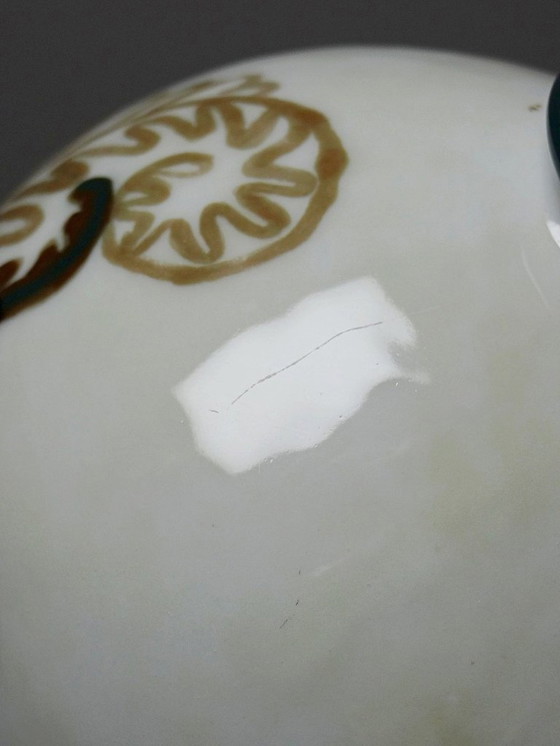 Image 1 of Kleine Tharaud-Porzellankugelvase aus Limoges, ca. 1920-1940