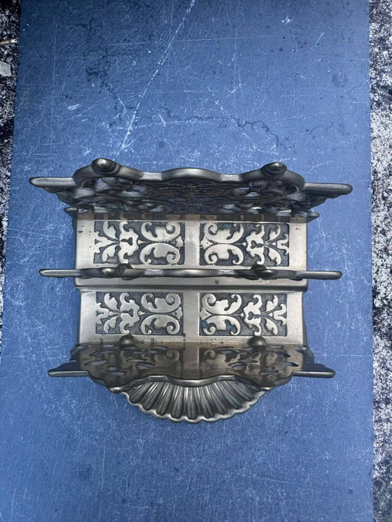 Portariviste e portacarte barocco in ottone – Brass, Barok (photo 4 of 8)