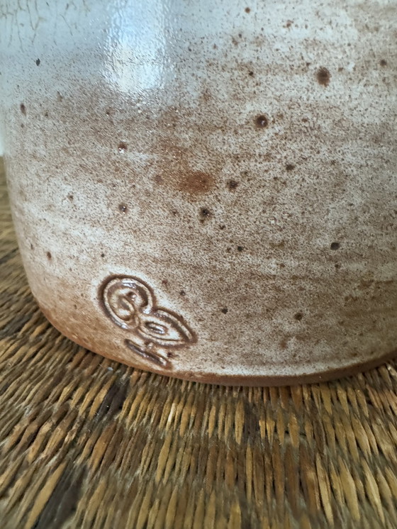 Image 1 of Vase Emailliertes Steinzeug Norbert Pierlot 60er Jahre