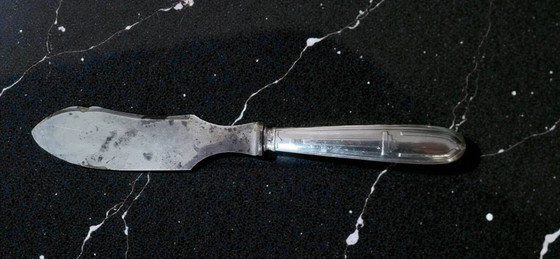 Art Deco silver butter knife – Cutlery Sets, polished steel (photo 5 of 5)