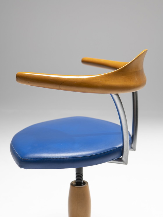 Image 1 of Swivel Chair in Style of Bořek Šípek, Italy, 1980s