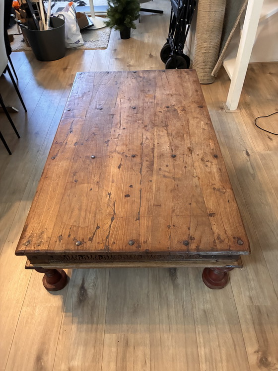 Image 1 of Tavolo da salotto antieke indiano