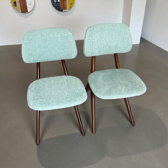 Image 1 of Sedia a forbice vintage Louis van Teeffelen