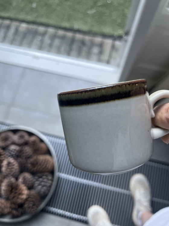 Image 1 of Cafetera Arabia Karelia y tazas de café con platillo