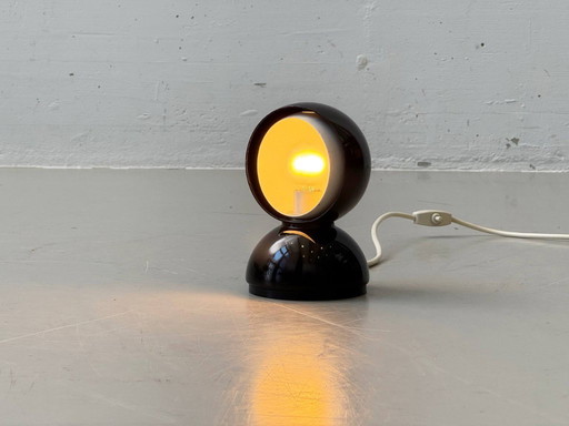 Eclisse table lamp in black by Vico Magistretti for Artemide, Italy, 1960s