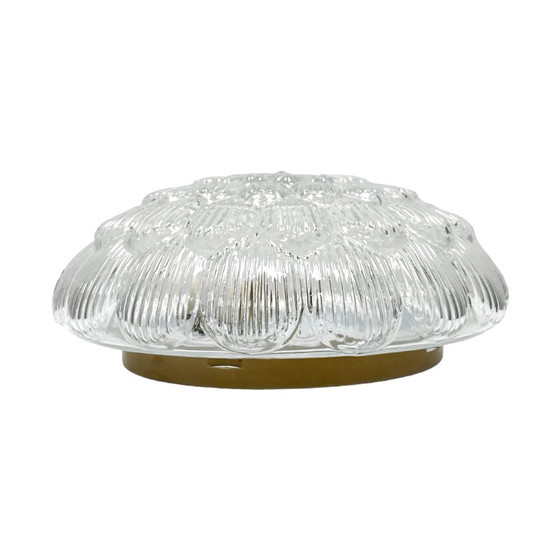 Image 1 of Massive Christmas tree glass ceiling lamp, Belgium, 1970s.