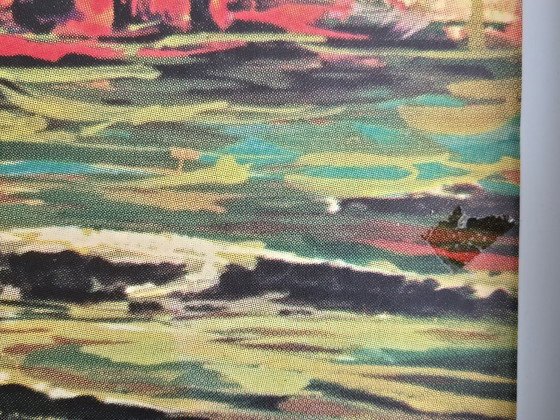 Image 1 of ORIGINELE VINTAGE POSTER 120x160cm DE ODYSSEE VAN DE AFRICAN QUEEN HUMPHREY BOGART