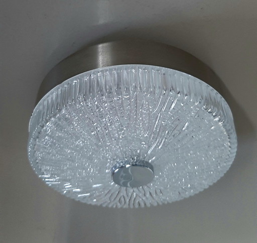 Lampada da soffitto in vetro ghiaccio Kaiser Leuchten