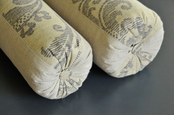 Coussins en lin Mid-Century, lot de 2 – Mid Century Modern (photo 3 of 4)
