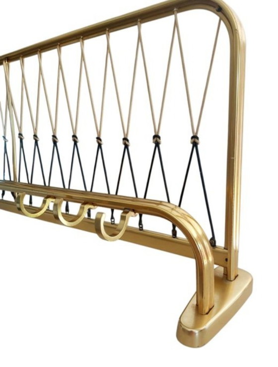 Mid-Century Coat Rack 60s Brushed Aluminum – Aluminium (photo 14 of 15)