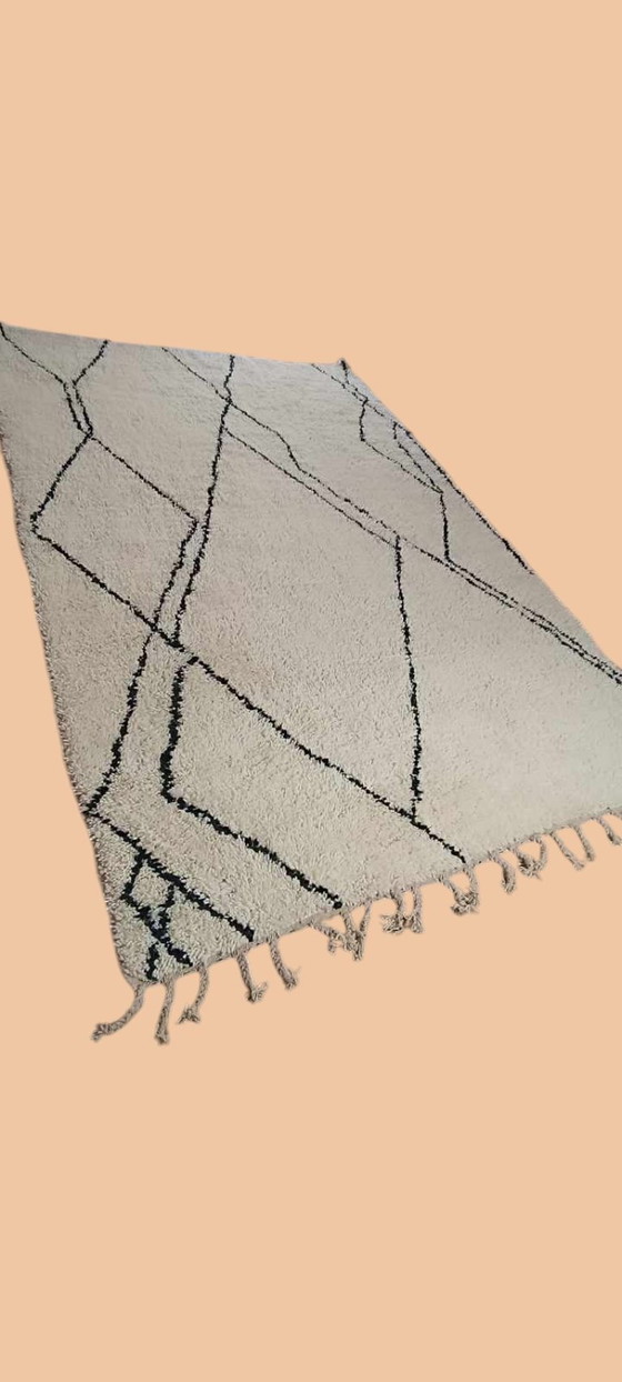 Image 1 of Tapis berbère laine vierge Tapis marocain - 300 x 200 cm 302x 296 m Type B12.4