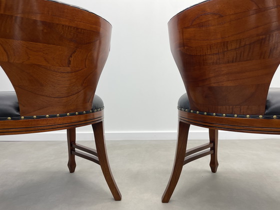 Image 1 of Set van 2 Luxe Art Nouveau Fauteuils / Stoelen