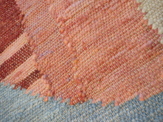 Image 1 of Handgewebter Wollteppich Bauhaus modern abstrakt