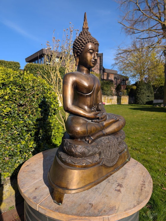 Image 1 of Chef-d'œuvre du Bouddha du XIXe siècle