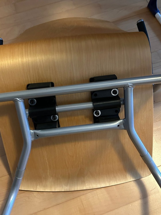 Image 1 of 4 VicoDuo dining/office chairs by Fritz Hansen, designed by Magistretti