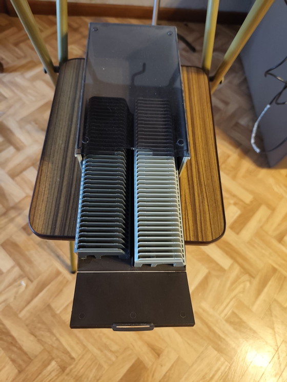 complete vintage slide projector set/ analog home cinema, Ifoco, Decorative Objects, Metal, Plastic, Black (photo 8 of 15)