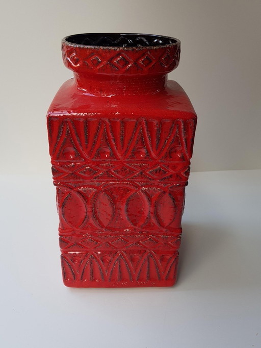 Vintage-Keramik-Bodenvase von Bodo Mans für Bay Keramik, 1970er Jahre