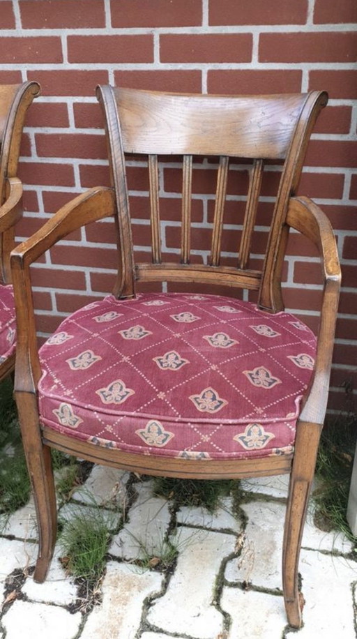 4 poltrone da pranzo antiche inglesi RAC Royal