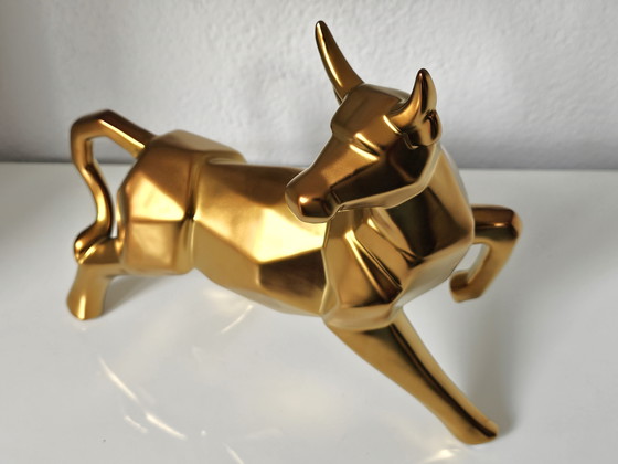 Image 1 of Stylized Sculpture Bull