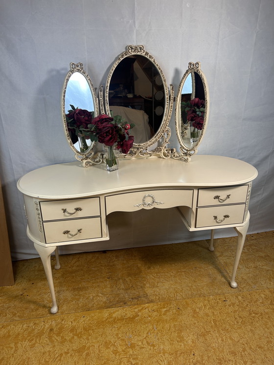 Image 1 of Romantique Vintage Shabby Chic Brocante Dressing Table English made