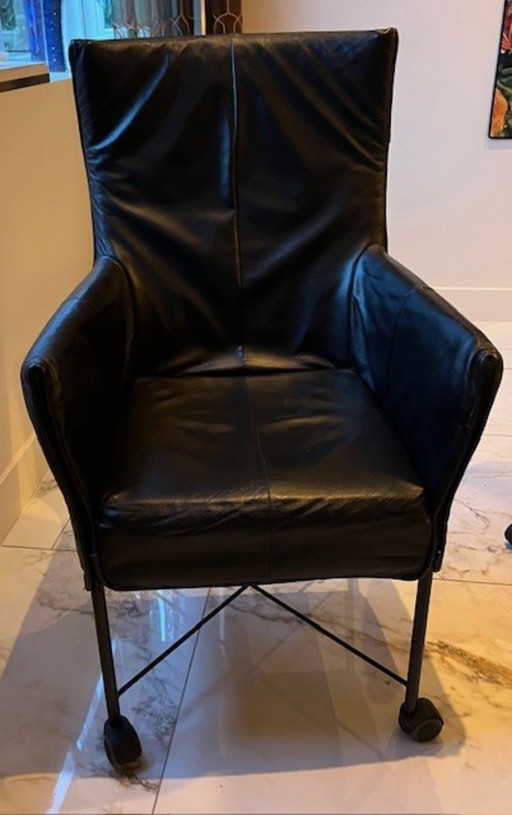 Sedia da tavolo da pranzo Montis Chaplin con ruote