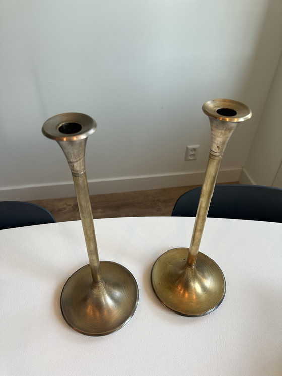 Image 1 of Brass candlesticks Villeroy and Boch