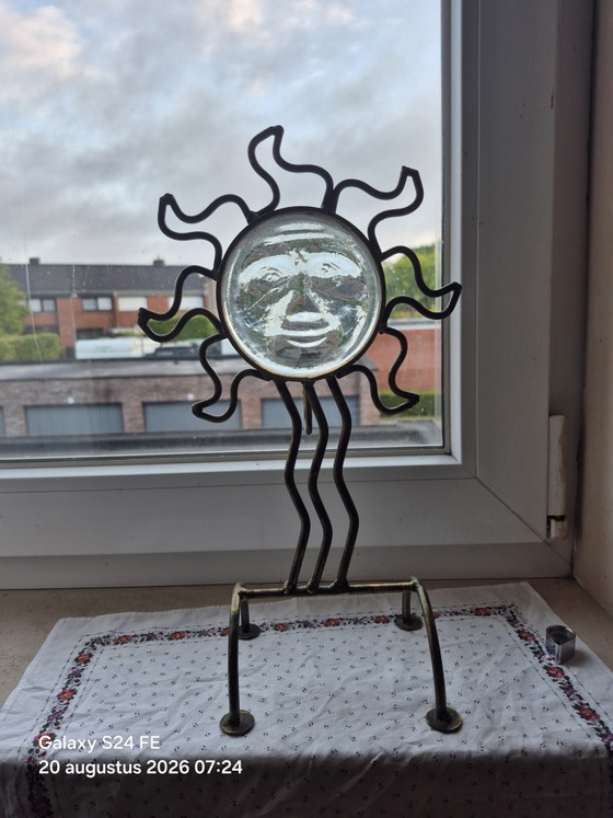 Candelabro bohemio – Portavelas, Glass, Metal (photo 4 of 6)
