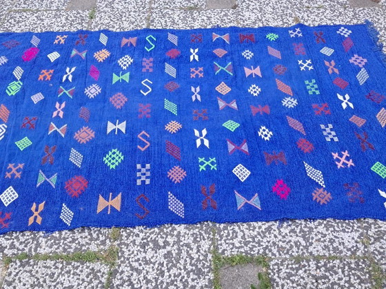 Image 1 of Handgeknoopt Berber kleed wol 243x140cm