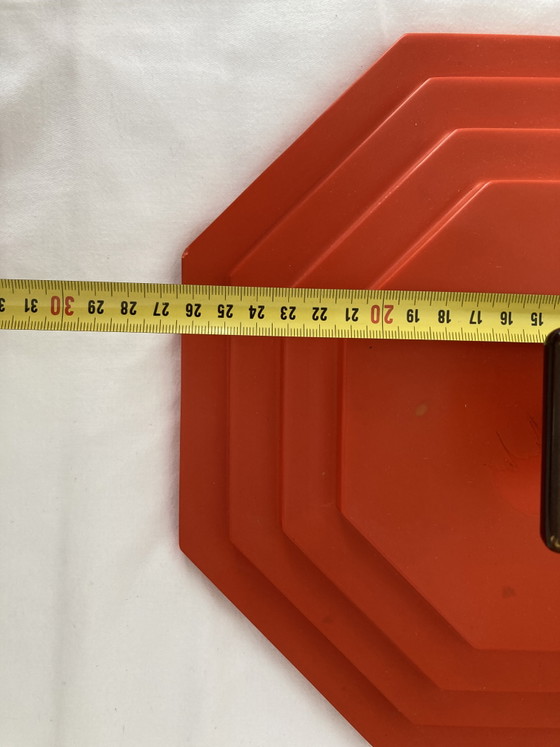 2 Vintage 70s Octagonal Wall Hooks, Italian Made – Coat racks, Plastic (photo 10 of 12)