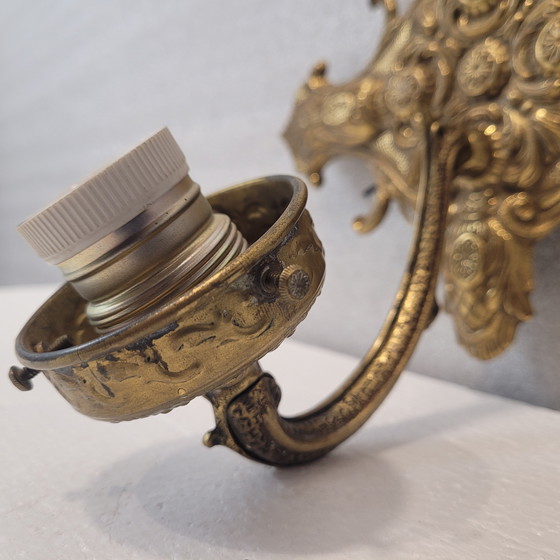 Image 1 of Gilt Bronze Sconce, Louis XVI Style, 19th Century – France