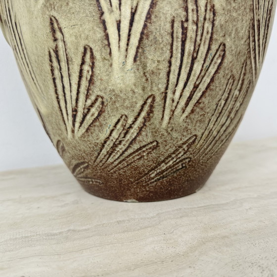 Image 1 of Vaso vintage Scheurich della Germania Ovest con decorazione a forma di cavallo, anni '70