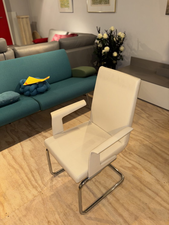 Image 1 of Set di 6 sedie da pranzo Rolf Benz: 4 senza braccioli, 2 con braccioli