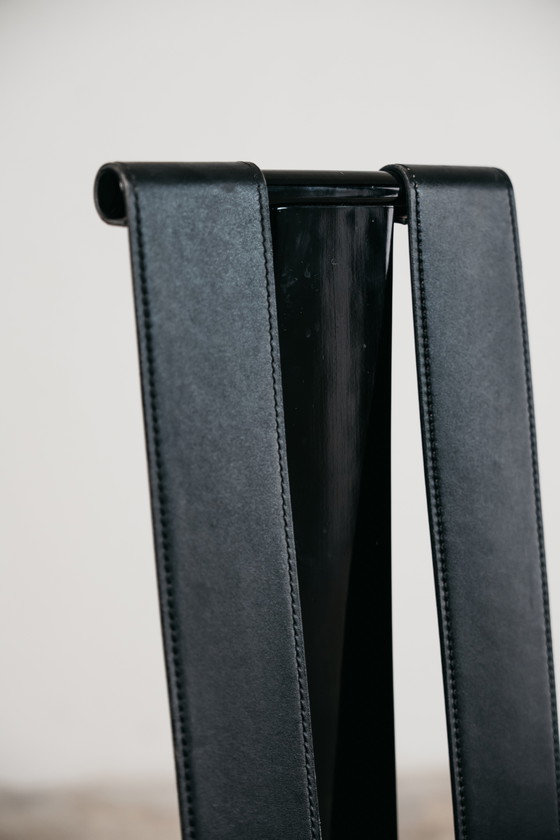 Image 1 of Set 4 Sedie Da Pranzo Postmoderne Design Anni ‘80 Modernariato