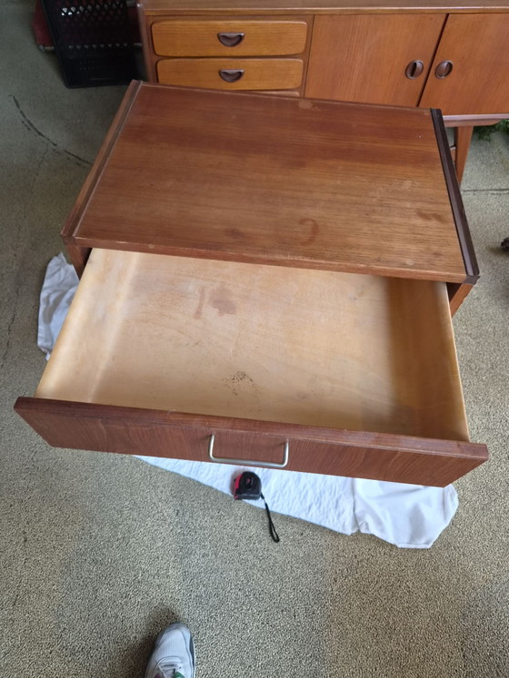Commode Pastoe originale ‘Made to Measure’, Cees Braakman (Années 60), Bois, Marron (photo 9 sur 12)