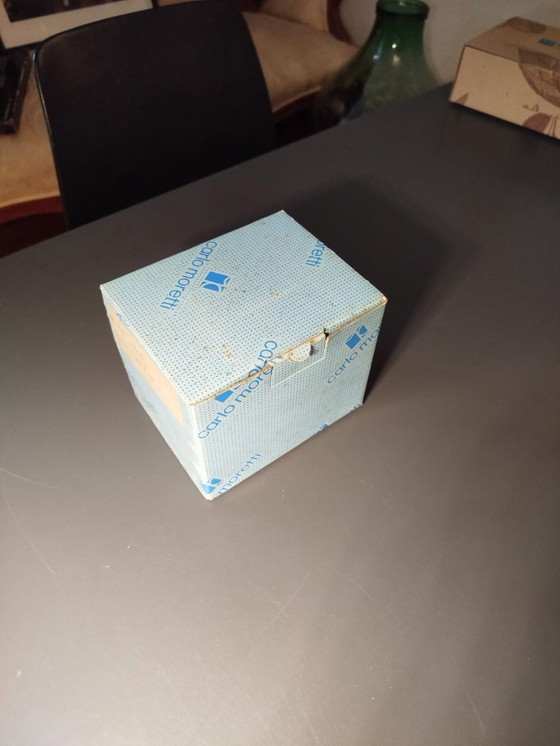 Image 1 of Crystal paperweight, sculptural object by Carlo Moretti, master glassmaker of Murano, Venice